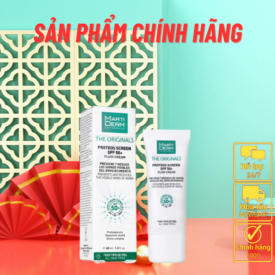 Kem chống nắng martiderm 40ml cho da dầu da mụn và da nhậy cảm - PRA Beauty