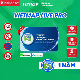 Thẻ phần mềm Vietmap Live Pro dẫn đường cho ô tô