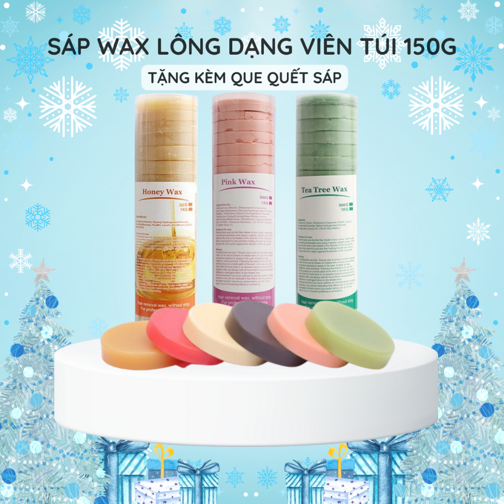 Sáp wax lông dạng viên cao cấp dành cho lông tơ, mỏng, dày