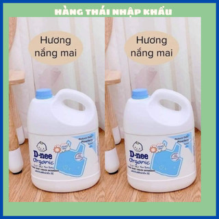 Combo 2 can nước giặt Dnee Xanh dương 3000ml x2, Dnee Thái