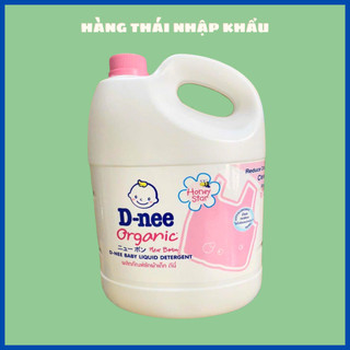 Nước giặt Dnee Hồng 3000ml, Dnee thái lan chính hãng