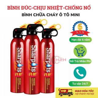 Bình Xịt Bọt Sharpots Ô tô Mini, BÌnh Đúc, Chịu Nhiệt, Chống Nổ, Chắc Chắn Sang Trọng