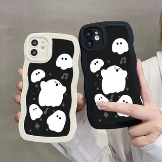 Ốp Lưng Iphone Viền Sóng Hình Ma - Chống Bụi Bẩn Bảo Vệ Camera