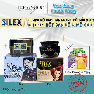 Kem mờ nám tàn nhang silex nhật mỡ cừu, bột san hô