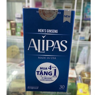 Sâm Alipas - Lọ 30 viên  TEM CÀO CHÍNH HÃNG và TÍCH ĐIỂM THƯỞNG  