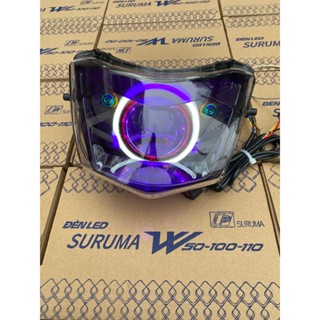 Đèn suruma lên bi cầu 3.0 E11+ M10 V4 Light đổi màu qua app cho wave 50/100/110cc