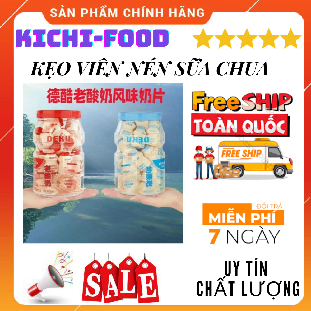 Kẹo viên nén sữa chua deku hũ bé 25 viên