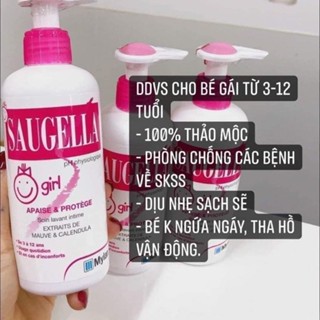 Dung Dịch Vệ Sinh Bé Gái Saugella 200ml - Chiết Xuất Tự Nhiên