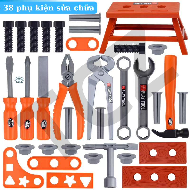 Đồ chơi sửa xe cho bé trai, đồ chơi giáo dục dạy bé học, đồ chơi cho bé 5 tuổi, đồ chơi bé, quà sinh nhật cho bé trai.