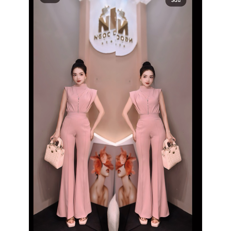 Set cổ cao xát tay quần bát