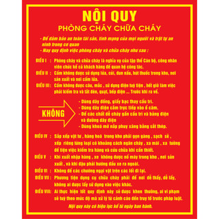 (MICA) Bộ Nội quy Tiêu lệnh PCCC