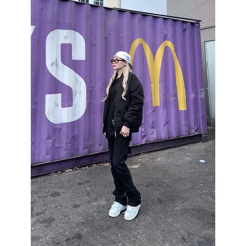 Áo Bomber Jacket pilot chần bông ver 2 Fuonero FNC, Bomber Tay Dúm nam nữ