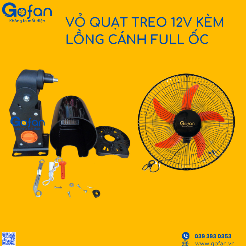 Bộ thân treo sắt B4-Vỏ quạt treo thân sắt B4-thân treo sắt B4 - GOFAN- hàng có sẵn HCM