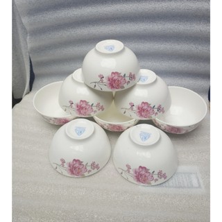 Combo 10 chén sứ hoa văn 11cm
