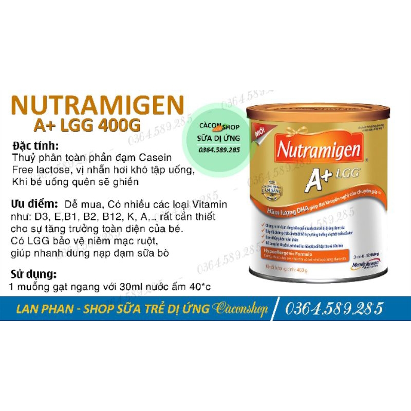 Sữa Nutramigen 400g