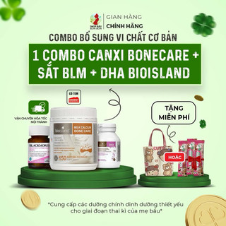 Canxi ostelin, dha, sắt