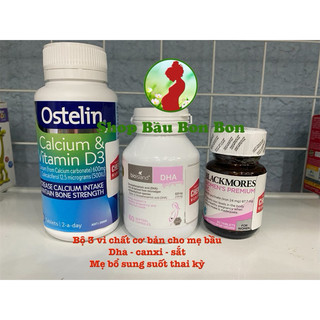 Canxi ostelin, dha, sắt