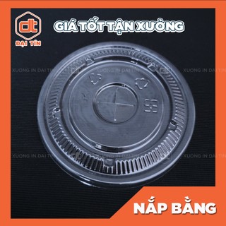 Nắp bằng nhựa phi 90mm, 93mm, 95mm, nắp ly trà sữa cà phê