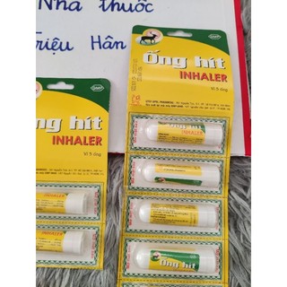 Ống hít inhaler pharmedic hỗ trợ nghẹt mũi, viêm mũi