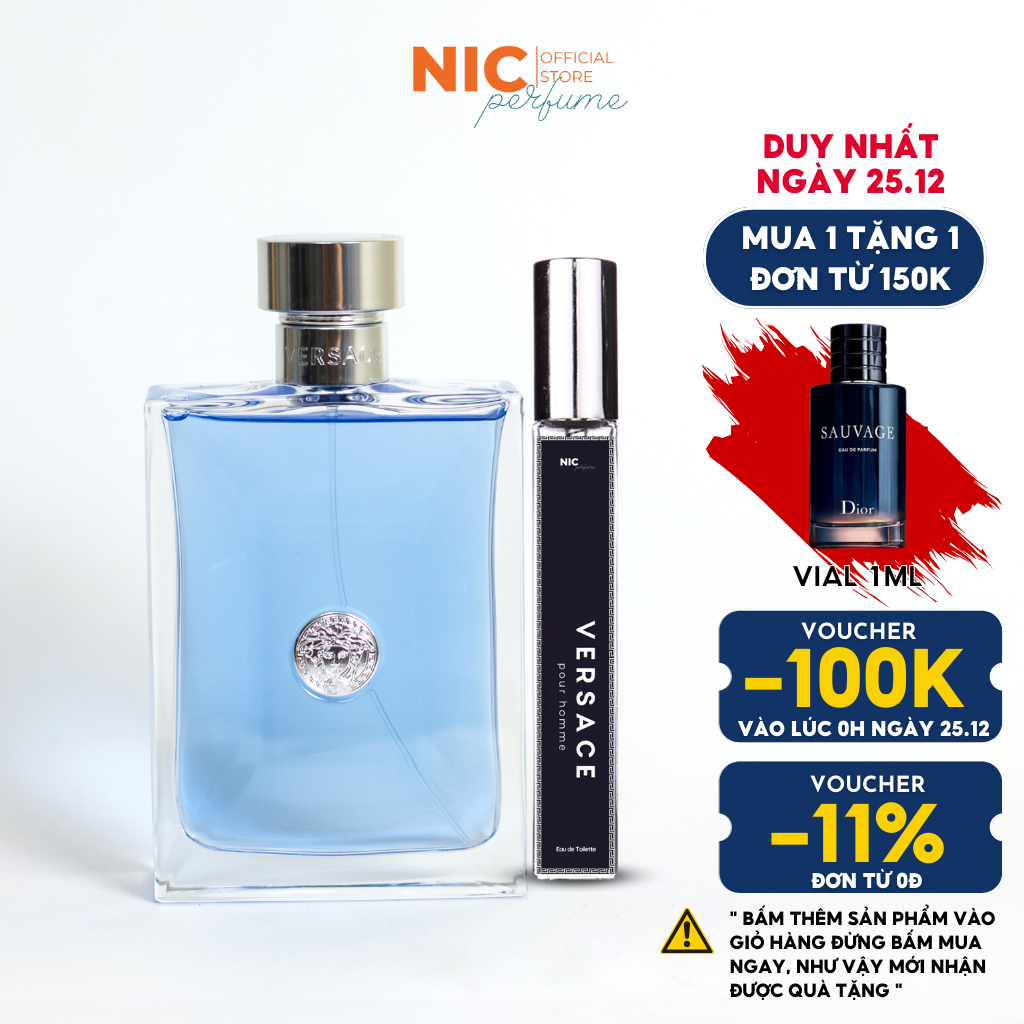 10ml Versace Pour Homme | Nước hoa nam