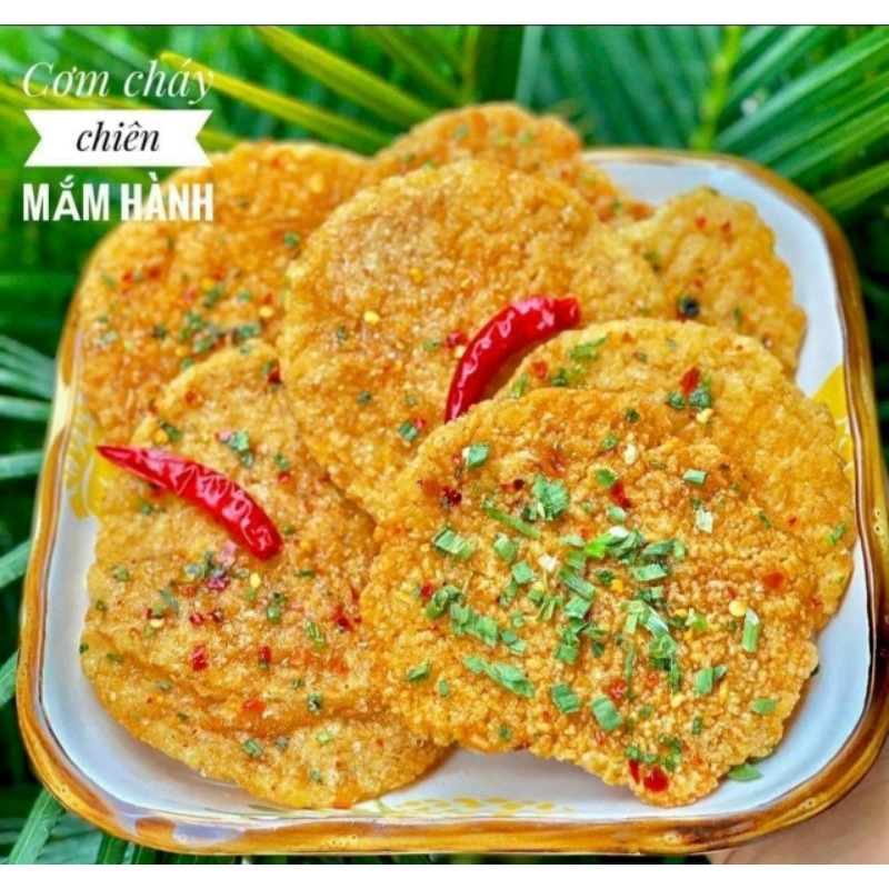 Cơm  chay mắm hành