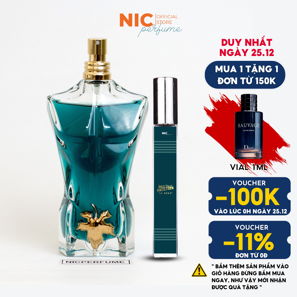 10ml JPG Le Beau EDT chính hãng | Nước hoa nam chính hãng