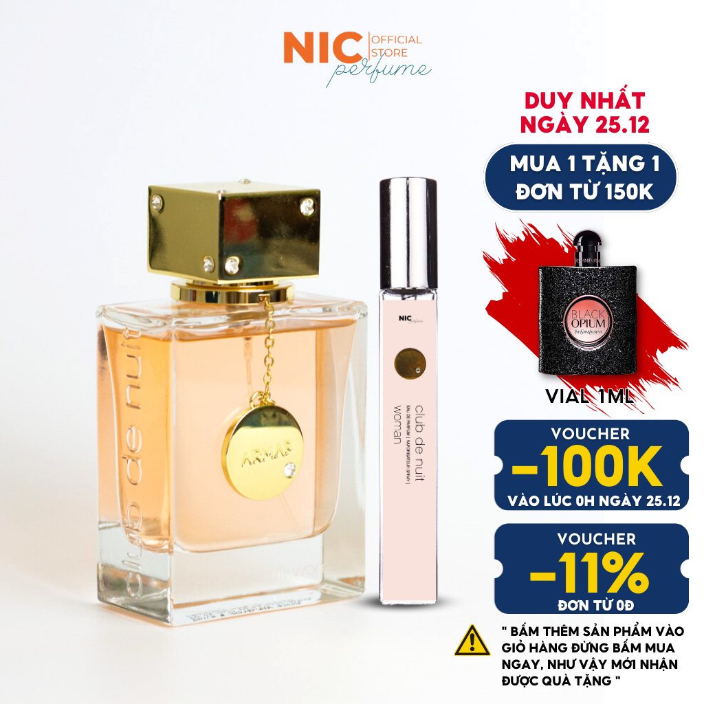 10ml Armaf Club De Nuit Woman | Nước hoa nữ chính hãng