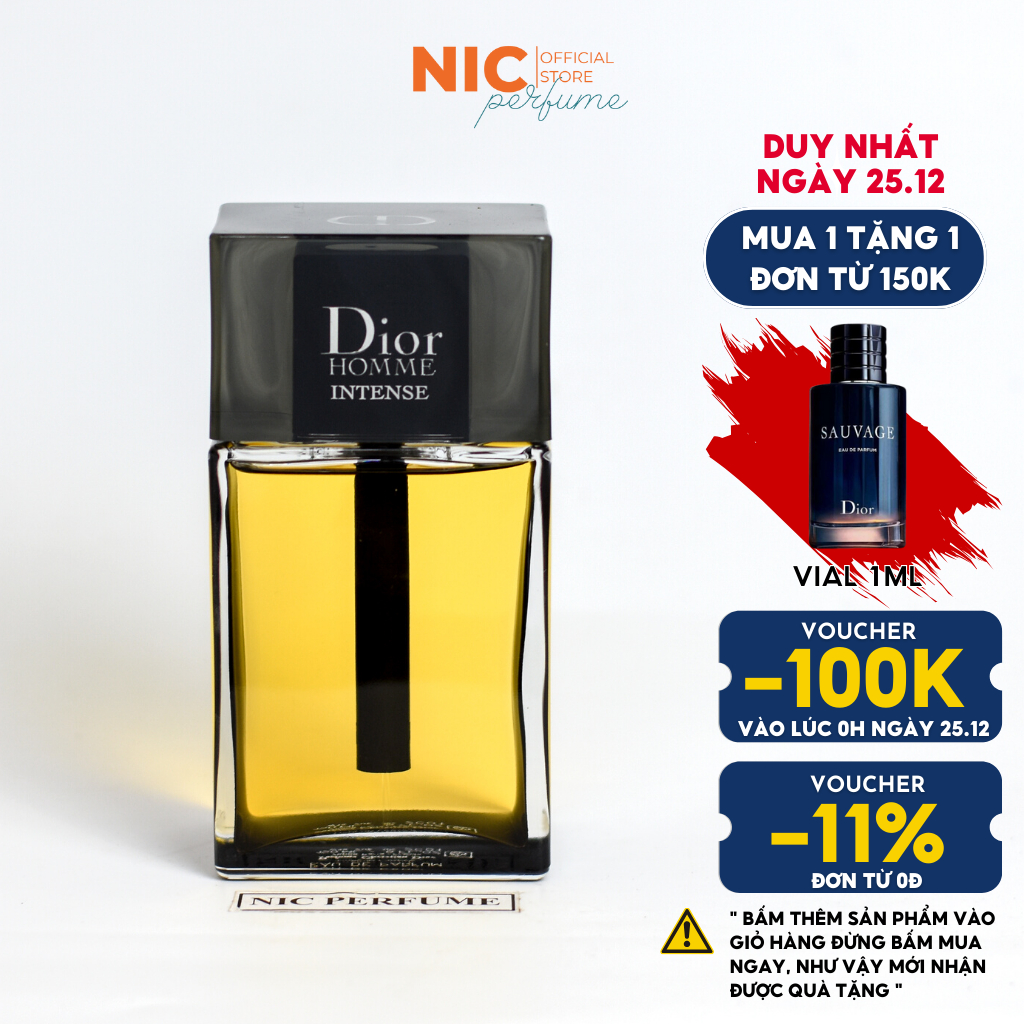 10ml Homme Intense - Dior - | Nước hoa nam chính hãng