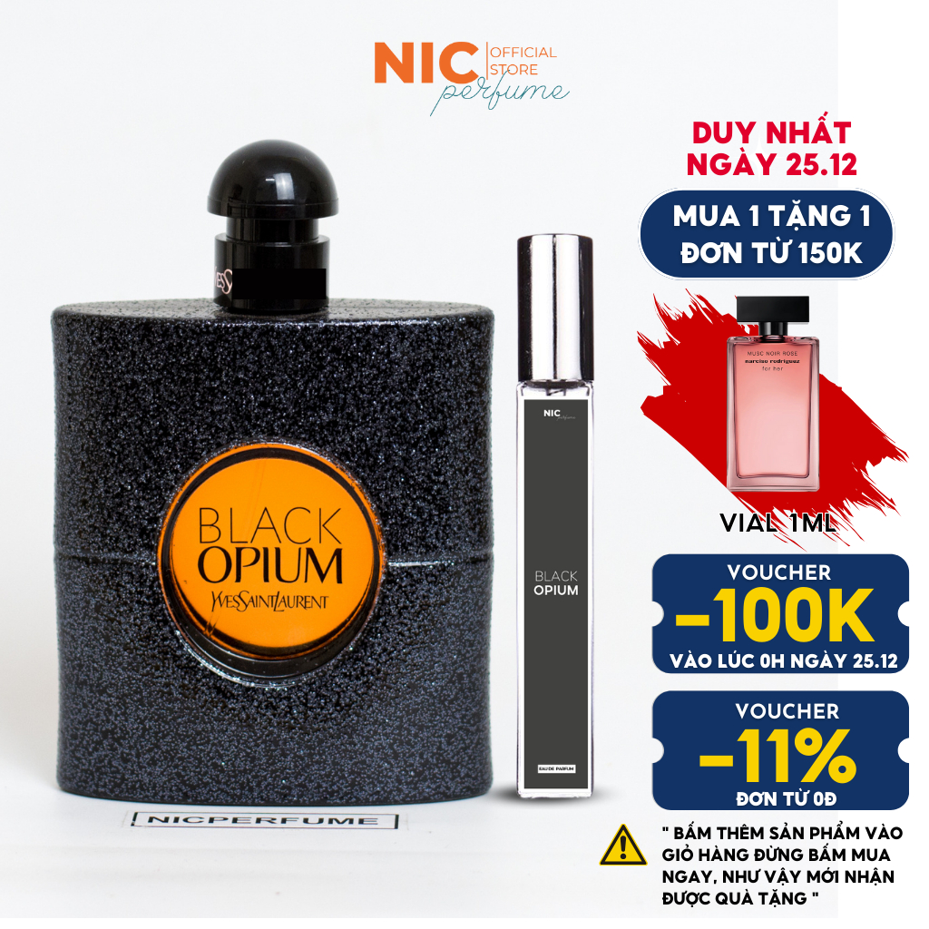 10ml Black Opium EDP | Nước hoa nữ chính hãng
