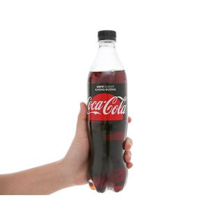 Nước ngọt Coca Cola Zero (không đường) chai 600ml