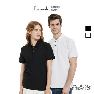 Áo Polo Thun Trơn AT Cơ Bản Cổ Trụ Unisex Form Chuẩn - La mode