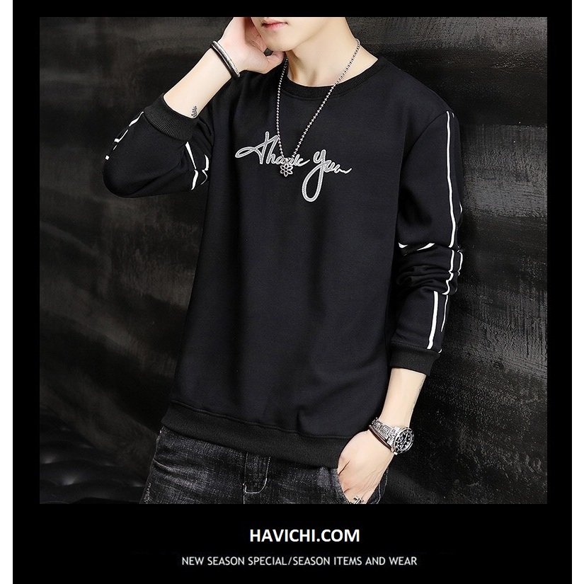 Áo thun nam tay dài 💝FREESHIP💝 áo thun nam dài tay đen Havichi loại thoáng mát, mềm mịn, siêu rẻ
