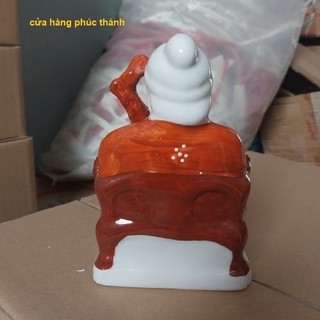 thổ địa ông bà màu ( sành sứ )