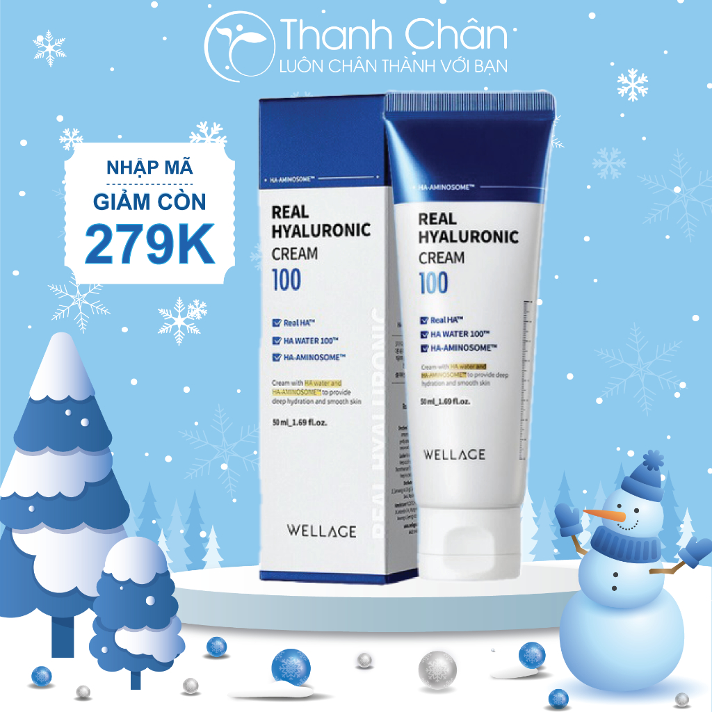 Kem Dưỡng Wellage Real Hyaluronic Cream 50ml