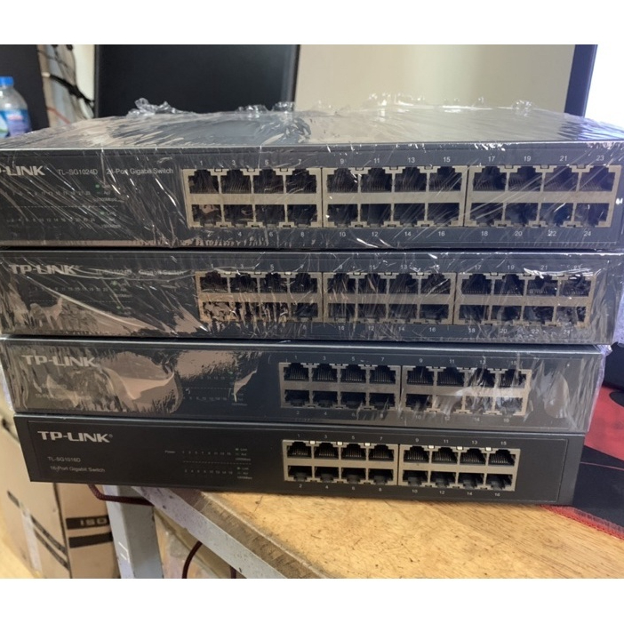 Switch TP Link 16 và 24 port chuẩn gigabit