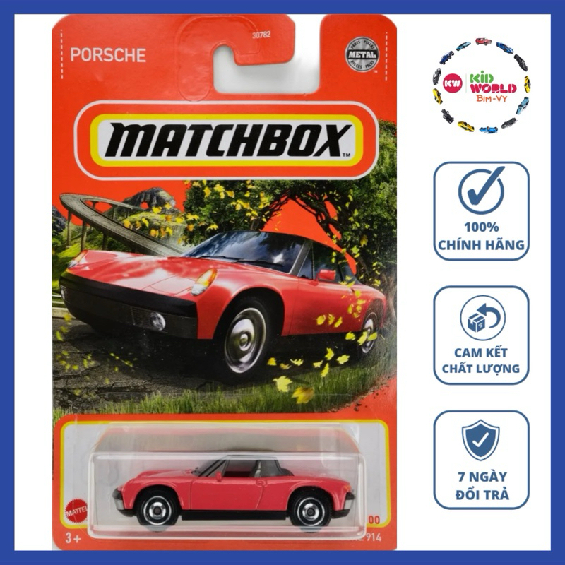 Xe mô hình Matchbox '71 Porsche 914 GVX55.