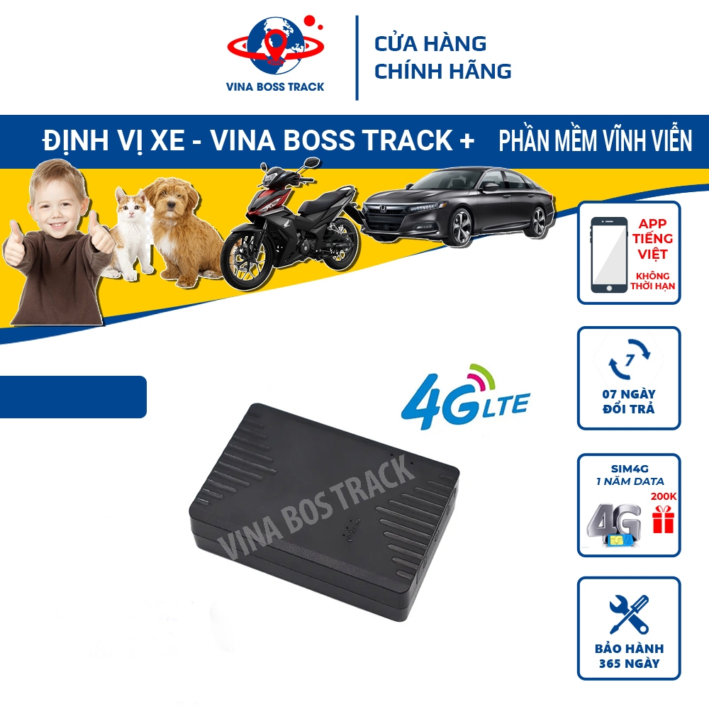 Định vị không dây, thiết bị định vị GPS 4G PHẦN MỀM MIỄN PHÍ, bảo hành 12 tháng chính hãng AIKA