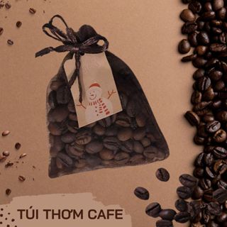 Túi thơm cafe, xá xị An Lụa treo xe treo tủ quần áo khử mùi