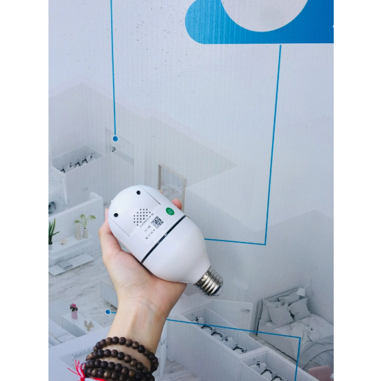 Camera Yoosee wifi bóng đèn 5.0mpx Xoay 360° FULL HD - Đàm Thoại Hai Chiều- Phát Hiện Chuyển Động