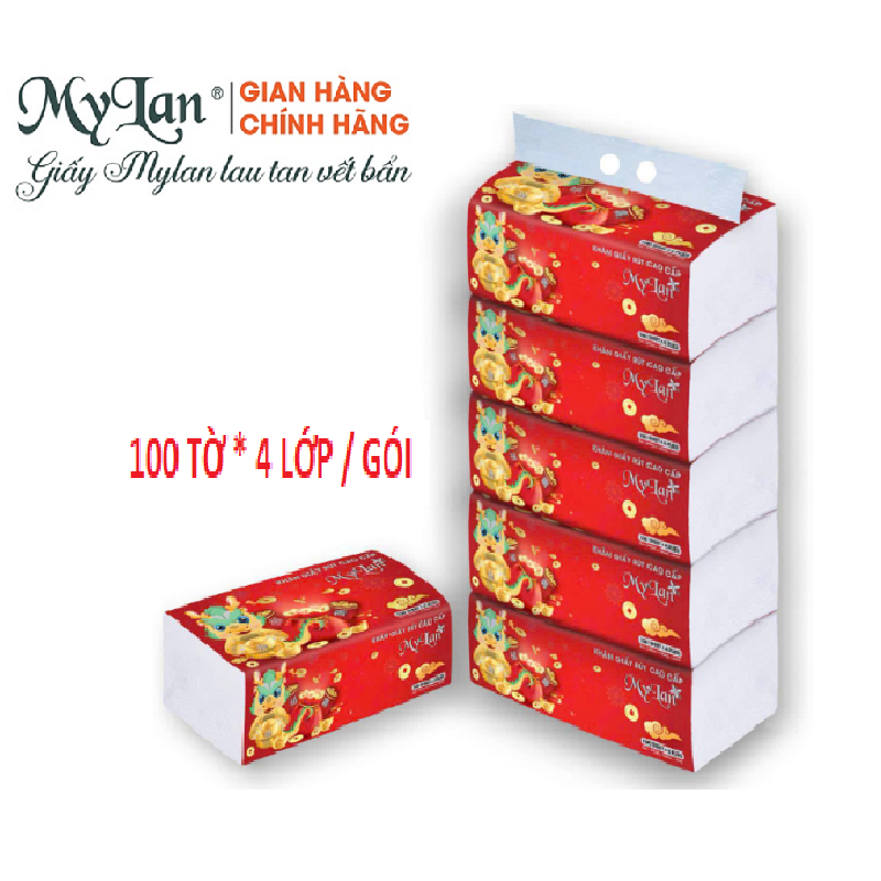 COMBO 5 GÓI GIẤY RÚT HOA CÚC/ RÚT TÁO / RÚT TẾT MỸ LAN CAO CẤP