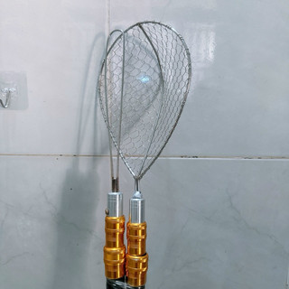 cần vợt cá 2m4 vợt inox khóa đồng
