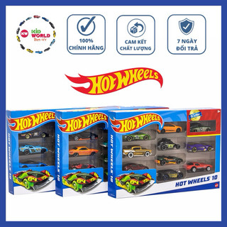 Xe mô hình Hot Wheels 10 pack 54886. Tỷ lệ 1:64.