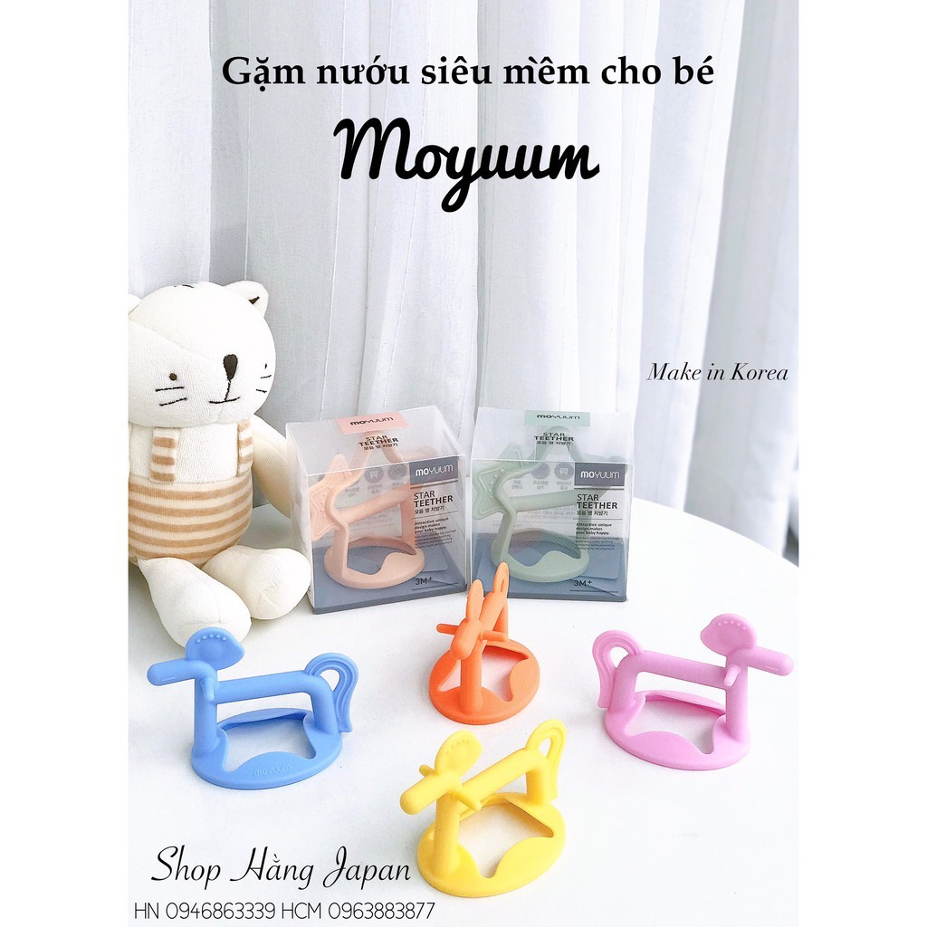 Gặm Nướu Moyuum Silicon Cao Cấp Cho Bé Hàng Hàn Chính Hãng