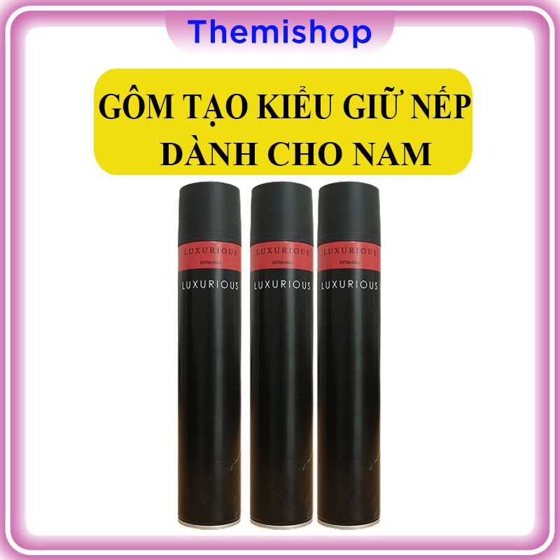 COMBO 3 CHAI Gôm xịt tóc Luxurious 400ml giá rẻ MN23