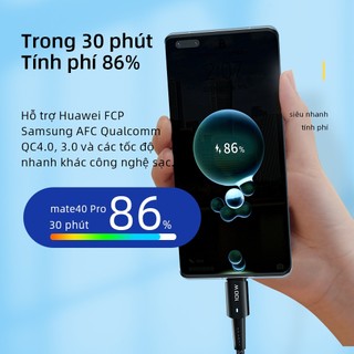 Dây Cáp sạc nhanh 100W Type C to Type C công suất 100W 20V 5A PD dùng cho Laptop Smartphone Điện Thoại Máy Tính