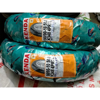 Vỏ xe máy 90/90-10 không săm kenda
