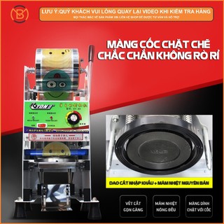 Máy dập nắp cốc bán tự động Eton – B9 tự động quay , rất bền , Bảo hành 12 tháng - Thiết Bị Máy Móc Pha Chế
