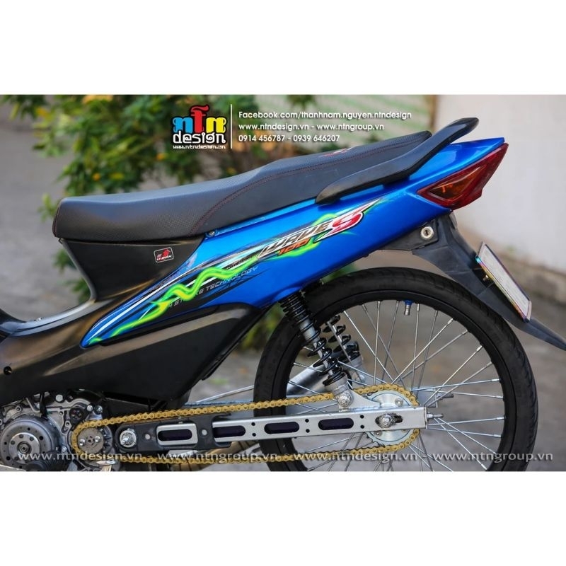 Gắp phây Wuave nhỏ Đrim Cúp Si 50+110cc Jupiter Dài 50cm Kèm pass tăng sên