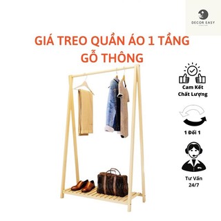 Giá Kệ Treo Quần Áo Bằng Gỗ Thông Cao Cấ