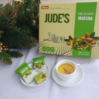 Kẹo Hạt Nougat, Kẹo Nougat Hạnh Phúc Ăn Kiêng, ăn vặt thơm ngon Healthy HỘP 240G - Vị MatCha